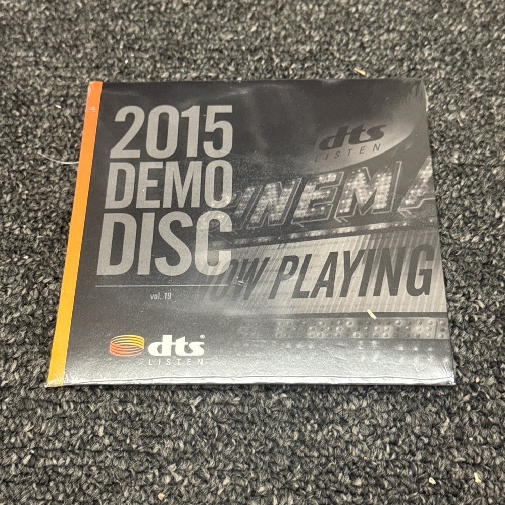 New DTS Listen HD-MA Master Audio 2015 Demo Disc Vol. #19 Blu Ray Disc CES 2015
